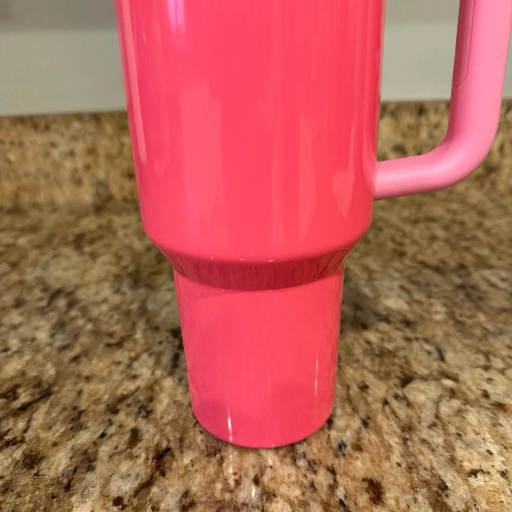 Stanley The Flowstate Quencher H2.0 40oz Tumbler in Pink Paradise Travel Cup - Picture 2 of 11